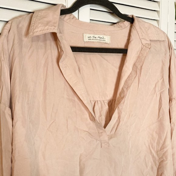 Free People - We The Free Pink Love Until Tomorrow Top L - Picture 4 of 7